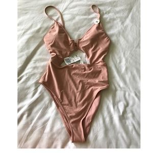 Forever 21 One Piece Cutout Swimsuit